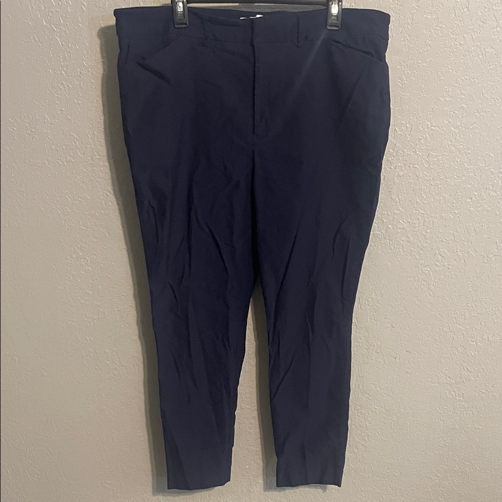 Nine West Women's Dark Blue Ankle Pants